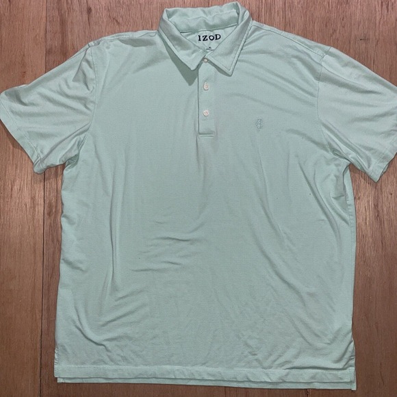 Izod Performance‎ Stretch Polo XL Green Men’s Shirt - Picture 1 of 6